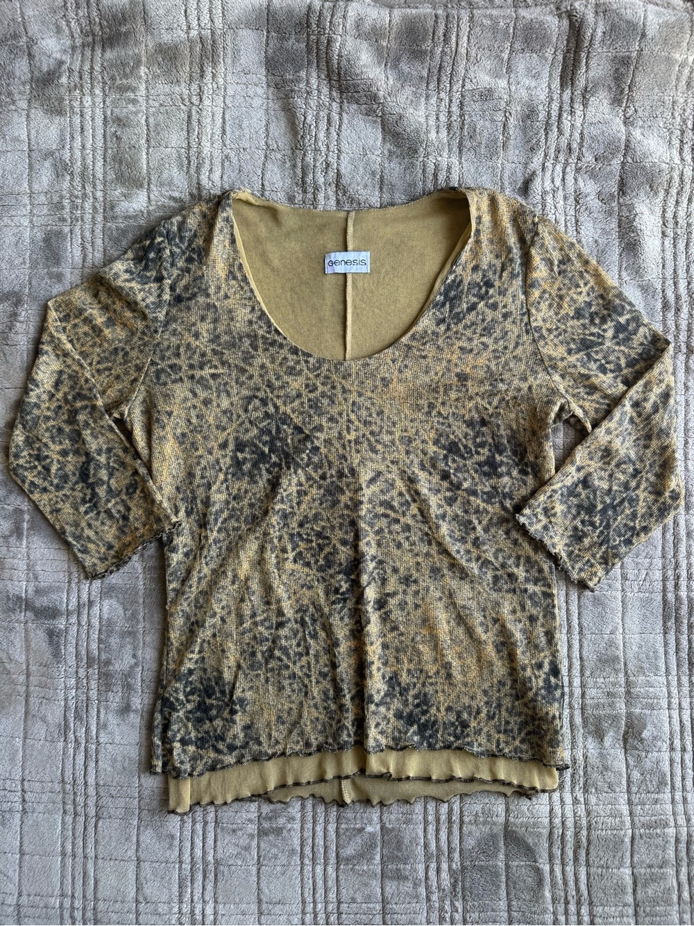 Euro Animal Print Quarter Sleeve